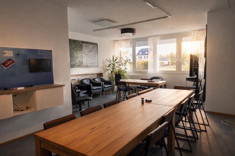 Kurze Pause, lange Gespräche