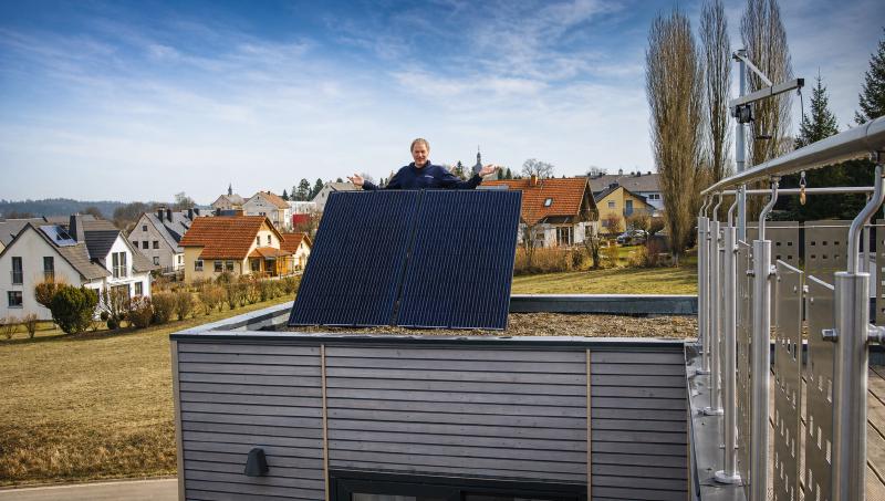 Kleine PV "Balkonkraftwerk"